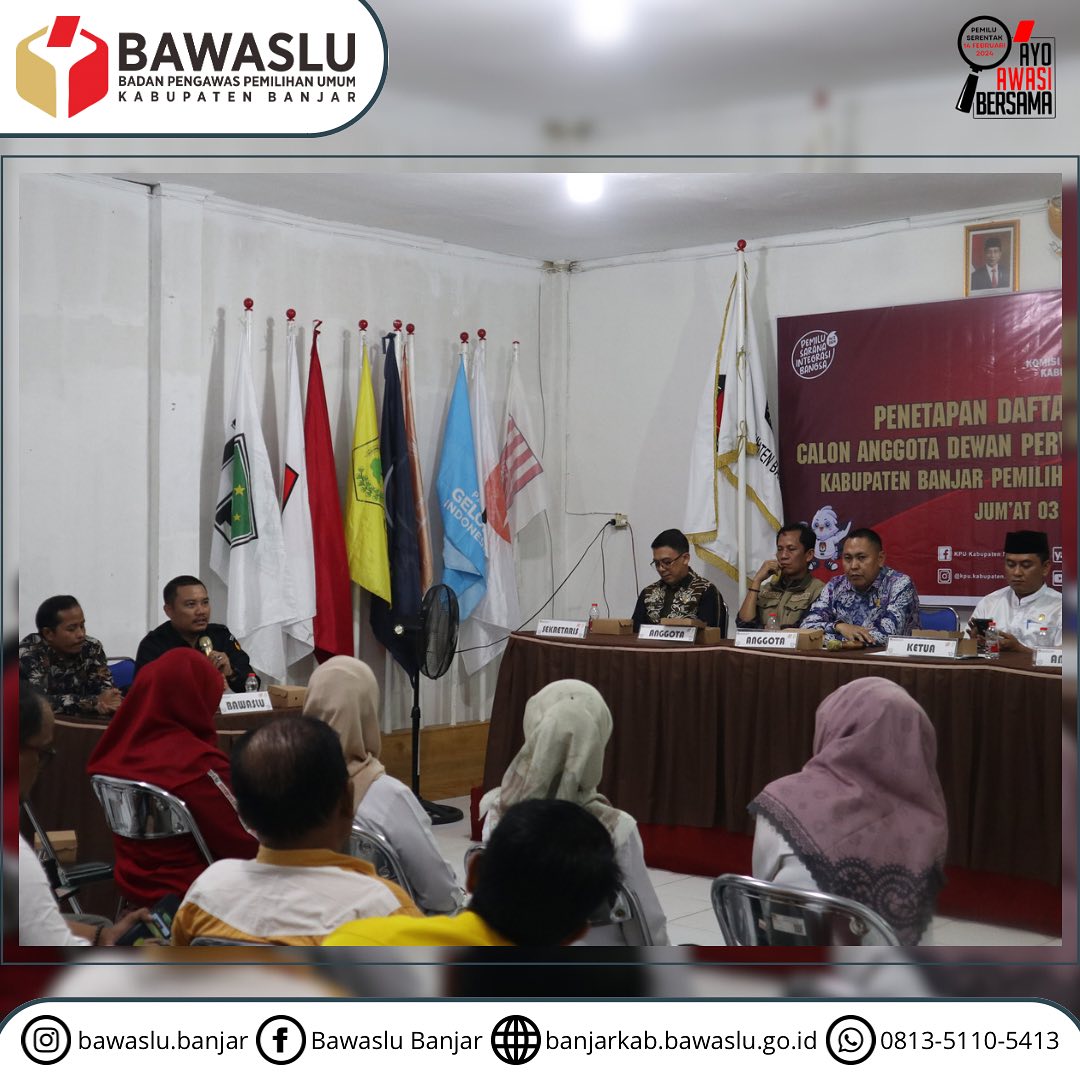 Waduh! Bawaslu Kabupaten Banjar Sudah Periksa 12 Pihak Terkait Dugaan Pelanggaran yang Dilakukan Saidi Mansyur