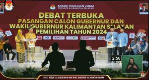 Debat Paslon Gubernur Kalsel