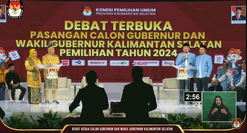 Debat Paslon Gubernur Kalsel